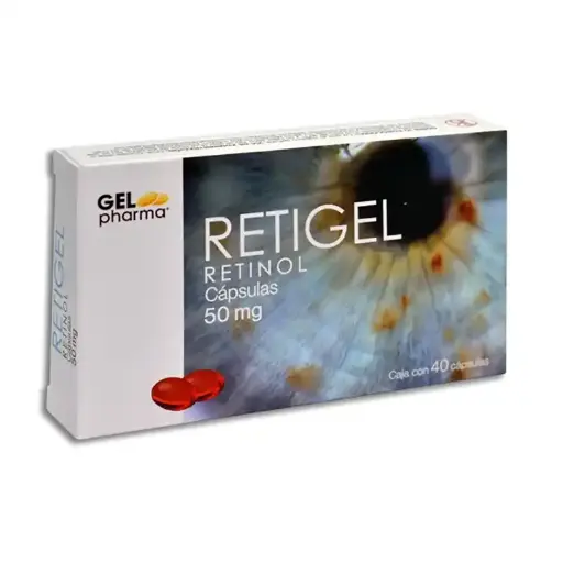 RETIGEL CAPSULAS 50MG C/40 (GI)