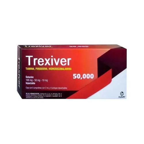 TREXIVER 50 000 SOLUCION INYECTABLE C/5 (GI)