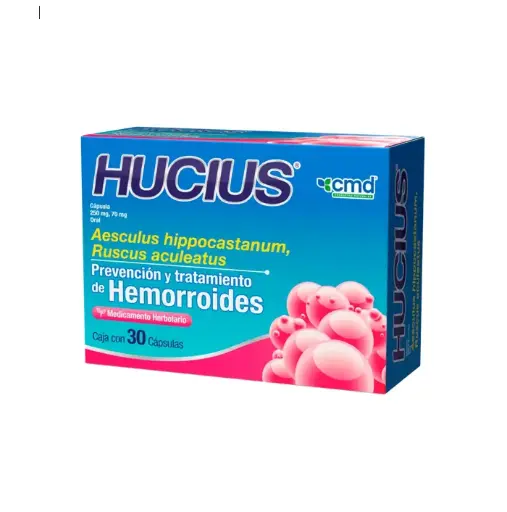 HUCIUS 250/70MG CAPSULAS C/30 (GI)