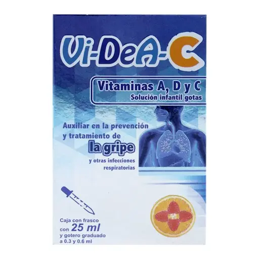 VI-DEA-C SOLUCION INFANTIL CAJA C/FCO C/25 ML (GI)