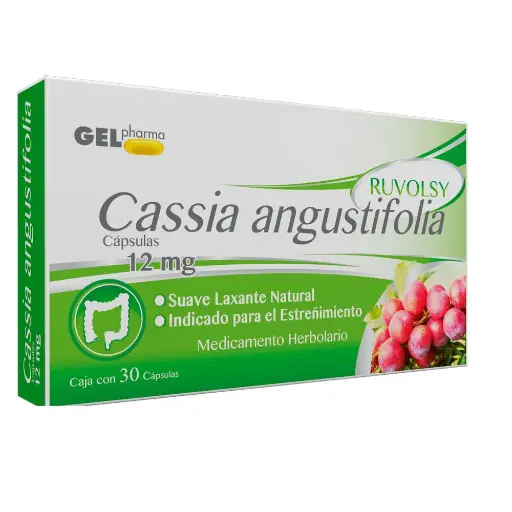 RUVOLSY CASSIA ANGUSTIFOLIA 12MG CAPSULAS C/30 (GI)
