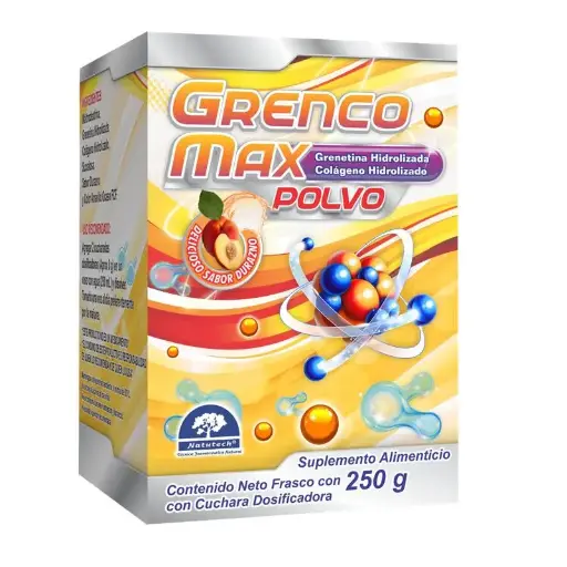 GRENCO MAX POLVO DURAZNO 250G (GI)