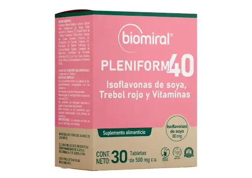 PLENIFORM 40 80/60/11.81/500MG TABLETAS C/30 (GI)