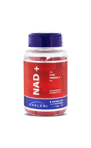 NAD + CON OMEGA 3 MAKLEN CAPSULAS C/30 *