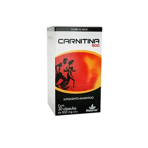 CARNITINA NATUREX 500MG CAPSULAS C/30 (GI)