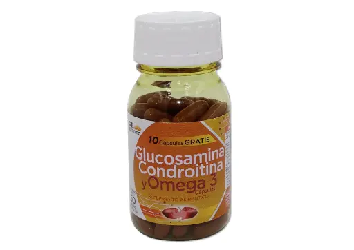 GLUCOSAMINA CONDROITINA Y OMEGA 3 CAPSULAS C/60 (GI)