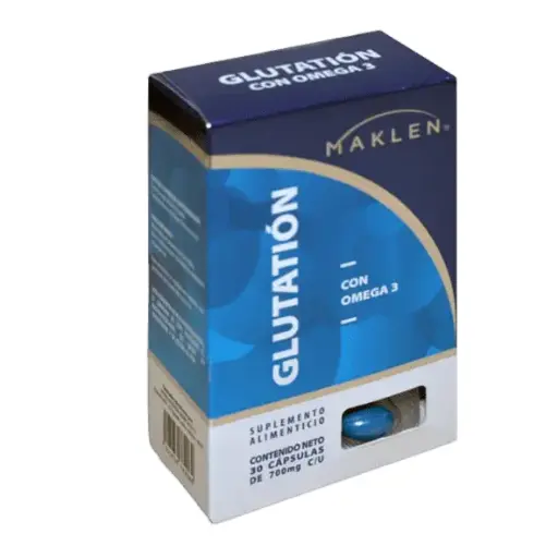 GLUTATION CON OMEGA MAKLEN CAPSULAS C/30 *