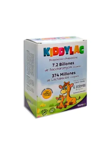 KIDDYLAC 180/20/500MG/ 5G SOBRES C/6 (GI)