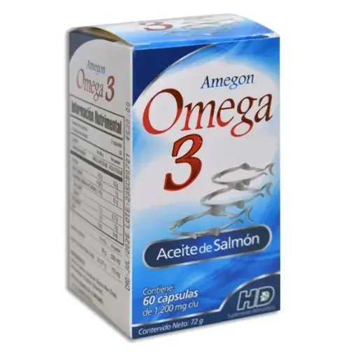 AMEGON OMEGA 3 HD CAPSULAS C/60 * (GI)