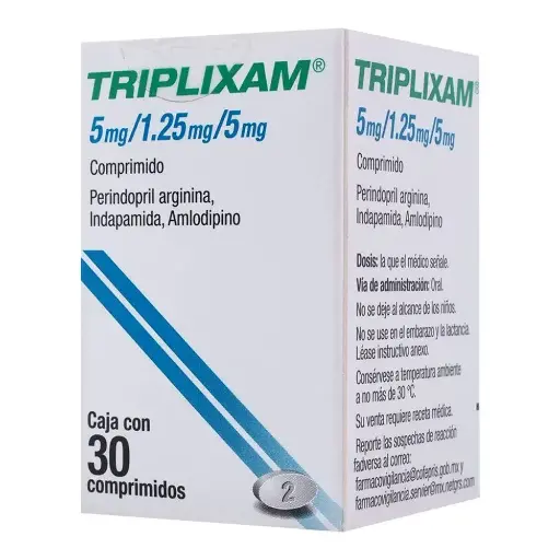 TRIPLIXAM 5/1.25/5MG COMPRIMIDOS C/30