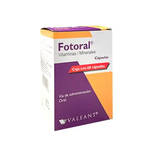 FOTORAL CAPSULAS C/60