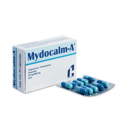 MYDOCALM-A 50/300MG CAPSULAS C/30