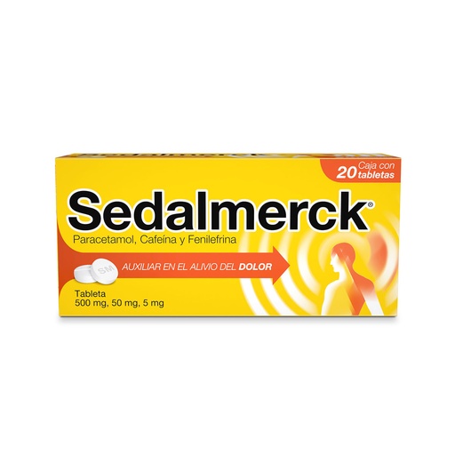 SEDALMERCK 500/50/5MG TABLETAS C/20