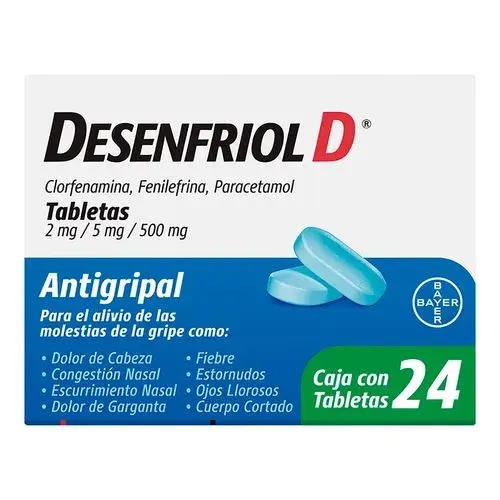 DESENFRIOL D TABLETAS C/24
