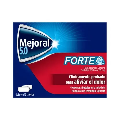 MEJORAL 5.0 FORTE TABLETAS C/12
