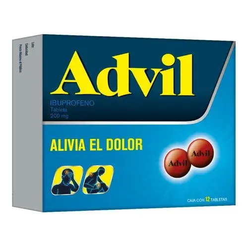ADVIL 200MG TABLETAS C/12