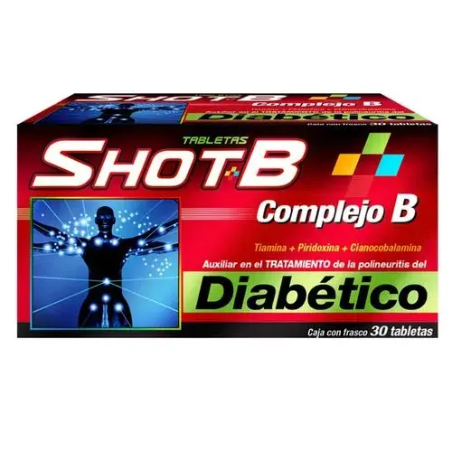 SHOT-B DIABETICO TABLETAS C/30