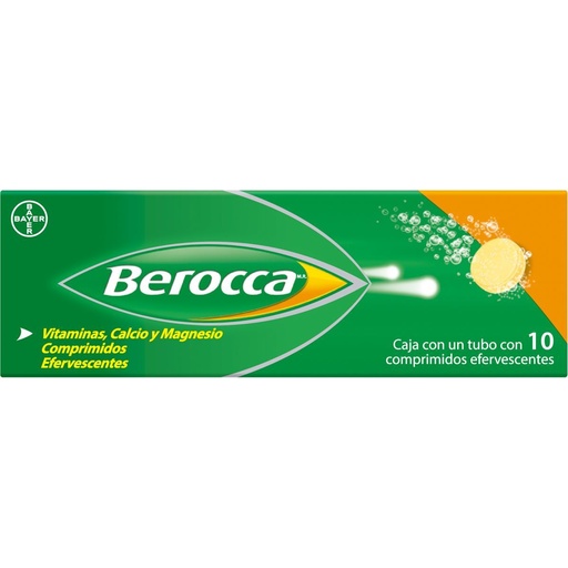 BEROCCA COMPRIMIDOS EFERV C/10