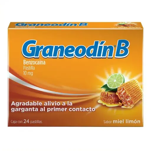 GRANEODIN B 10MG MIEL-LIMON PAST C/24