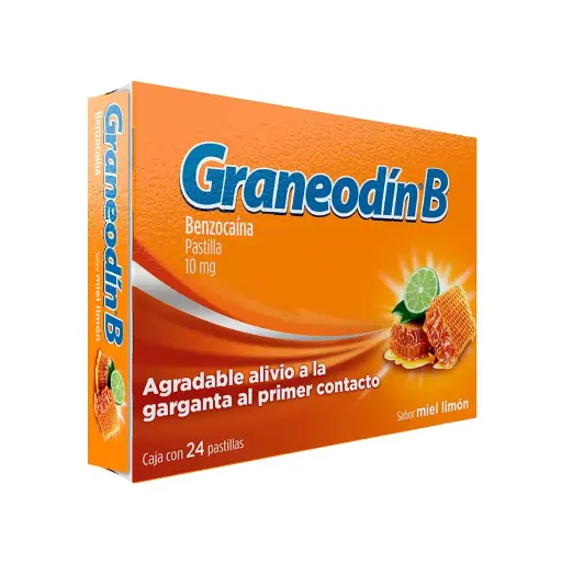 GRANEODIN B 10MG MIEL-LIMON PAST C/24