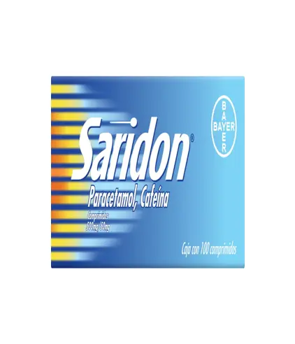 SARIDON 500/50MG COMPRIMIDOS C/100