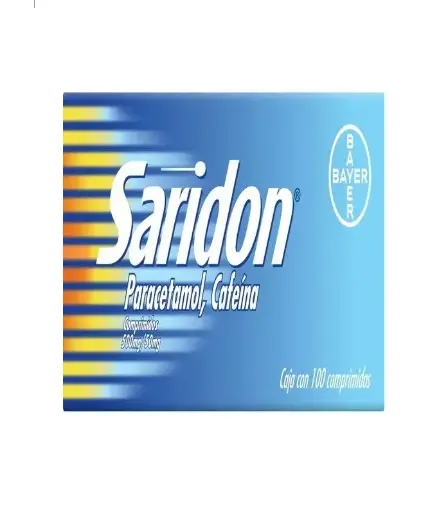 SARIDON 500/50MG COMPRIMIDOS C/100