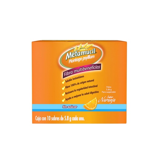 METAMUCIL NARANJA SOBRES C/10