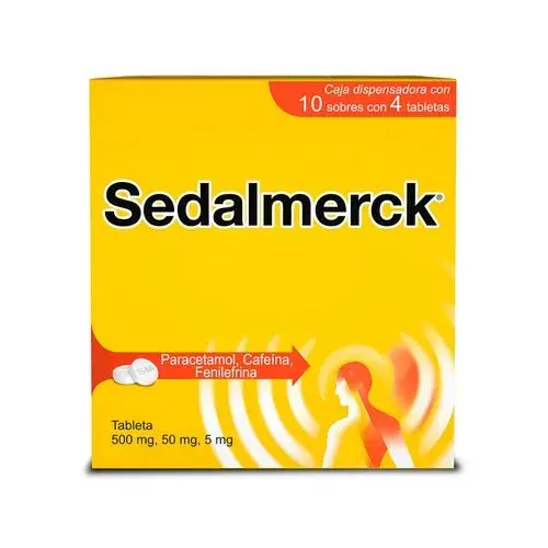 SEDALMERCK 500/50/5MG TABLETAS C/40