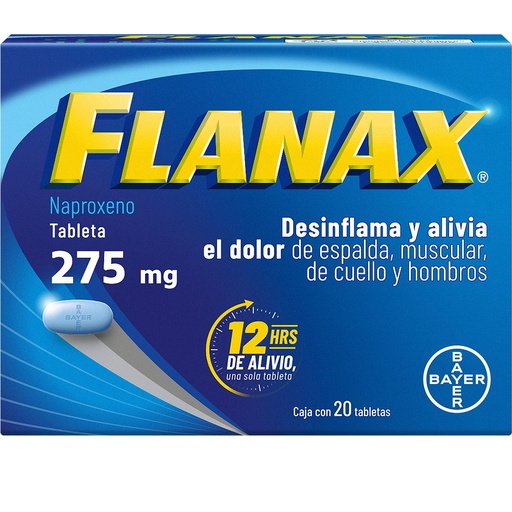 FLANAX 275MG TABLETAS C/20