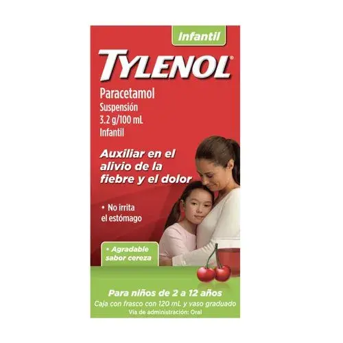 TYLENOL INFANTIL CEREZA SUSPENSION 120ML