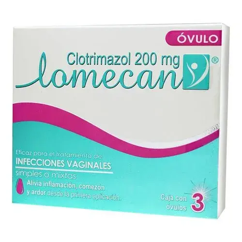 LOMECAN V OVULOS 200MG