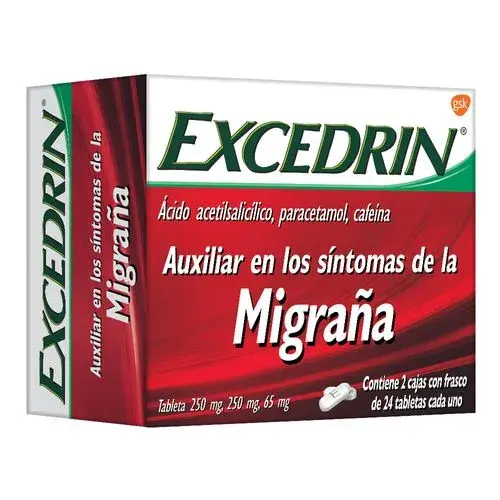 EXCEDRIN MIGRAÑA TABLETAS C/48