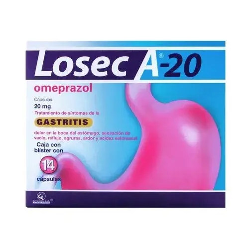 LOSEC A-20 20MG CAPSULAS C/14