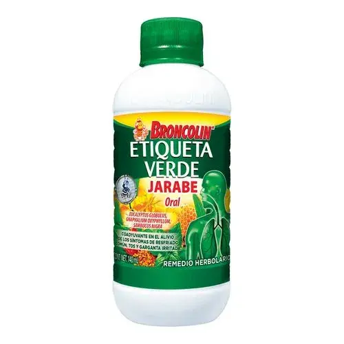 BRONCOLIN ETIQ-VERDE JARABE 140ML