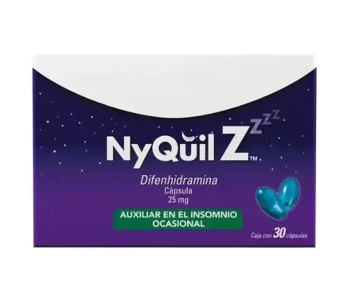 NYQUIL Z 25MG CAPSULAS C/30