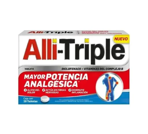 ALLI-TRIPLE TABLETAS C/20