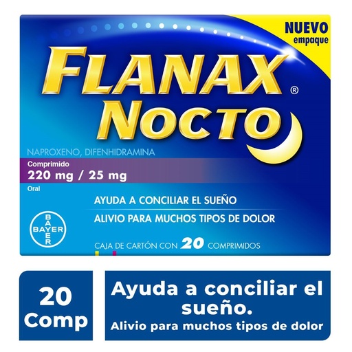 FLANAX NOCTO 220/25MG CPR C/20