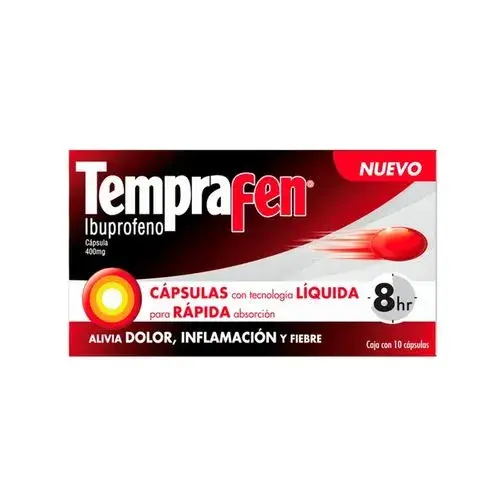 TEMPRA FEN 400MG CAPSULAS C/10