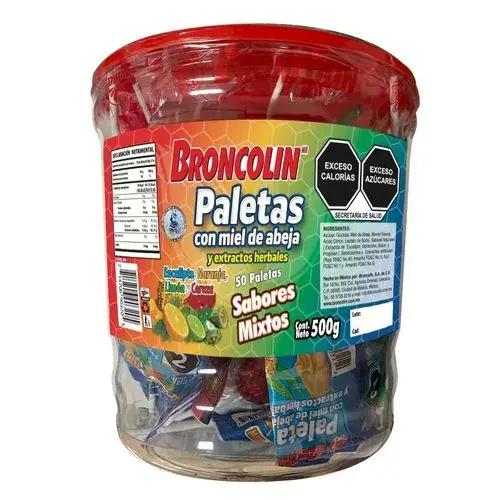 BRONCOLIN PALETA MIX C/50