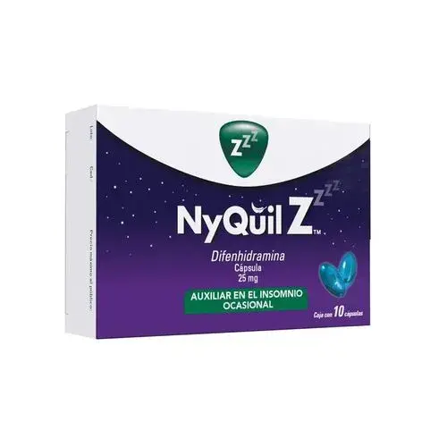 NYQUIL Z 25MG CAPSULAS C/10