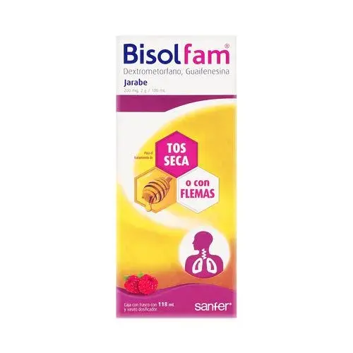 BISOLFAM 200/2MG JARABE ADULTO 118ML