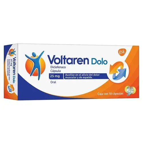 VOLTAREN DOLO 25MG CAPSULAS C/10