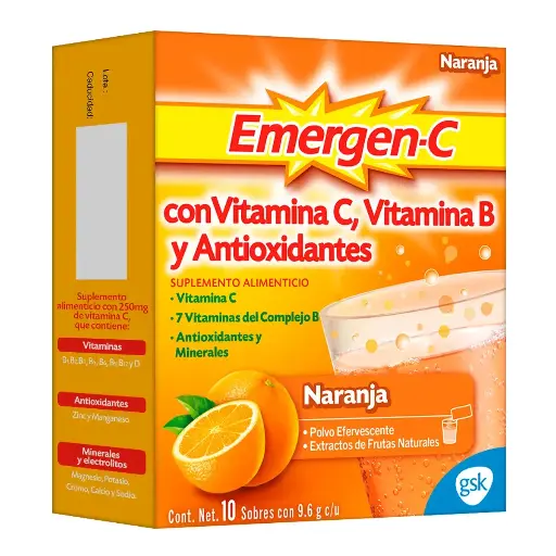 EMERGEN-C NARANJA SOBRES C/10