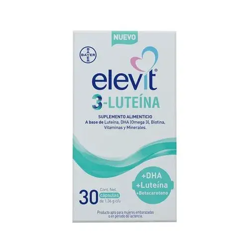 ELEVIT 3-LUTEINA CAPSULAS C/30 *
