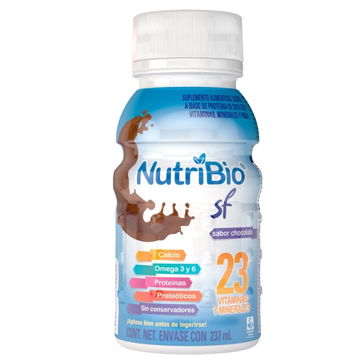 NUTRIBIO SF - SABOR CHOCOLATE EN ENVASE CON 237 ML