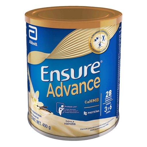 ENSURE ADVANCE POLVO VAINILLA 400G