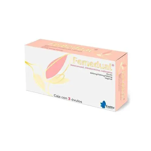 FEMEDUAL 800/100/100MG OVULOS C/3