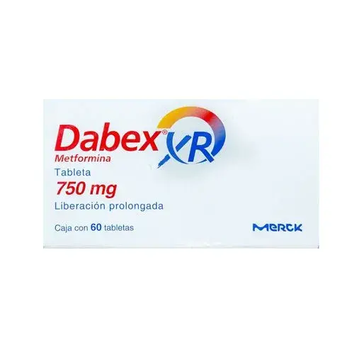 DABEX XR 750MG TABLETAS LP C/60