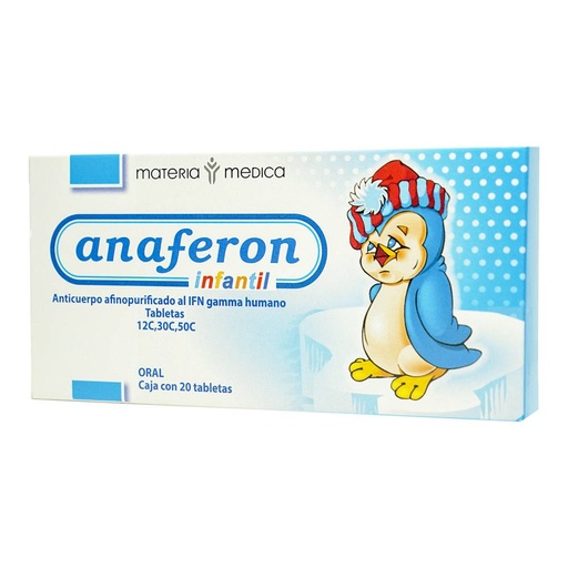 ANAFERON INFANTIL 12/30/50C TABLETAS C/20