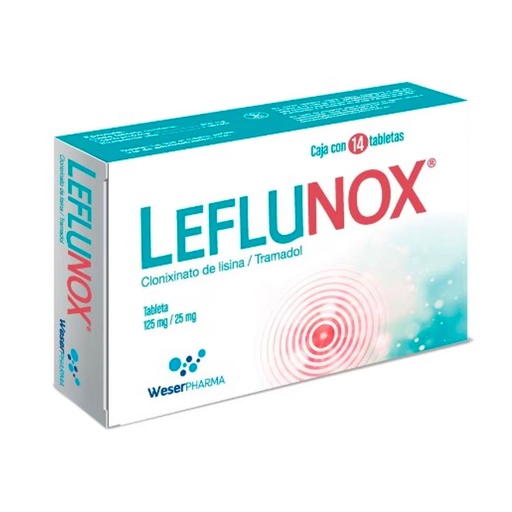 LEFLUNOX 125/25MG TABLETAS C/14